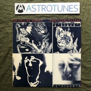 美盤 1980年 米国初盤 ローリング・ストーンズ Rolling Stones LPレコード Emotional Rescue Charlie Watts, Keith Richards, Ian Stewart