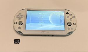 PSVITA ライトブルー　PCH-2000ZA14 マイクロSDカード16GB付き