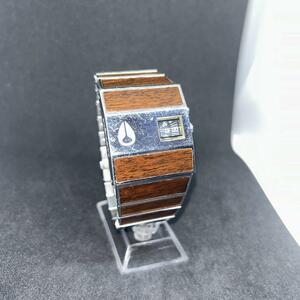 1スタ 希少 NIXON ニクソン 腕時計 ロトログ バンブー 文字盤 黒 メンズ