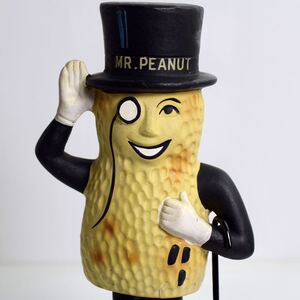 レア MR PEANUT ミスターピーナッツ プランターズ ボビング バブルヘッド アドバタイジング キャラクター 企業物 ビンテージ 60s