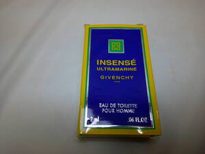 【非売品】 GIVENCHY INSENSE ULTRAMARINE ウルトラマリン オードトワレ 2ml ジバンシィ ミニボトル 香水 