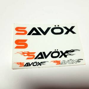 SAVOX サボックス　ステッカー　未使用　　94mm×64mm ドリフト　ツーリング　バギー　チタンビス