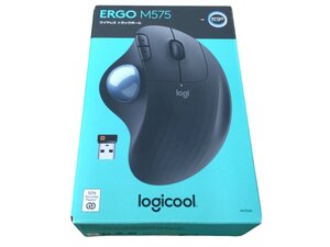 新品 未使用品 ◎トラックボール ERGO M575 Logicool ロジクール ワイヤレス マウス 本体 パソコン エルゴ M575GR ブラック