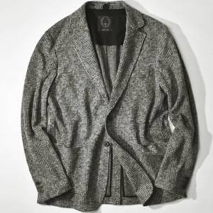 6,5万【TONELLO トネッロ T-JACKET 新品】軽く柔らかく暖かなツイード調ジャージ◇紳士&洒脱な見た目で超快適！大人顔ジャージージャケット