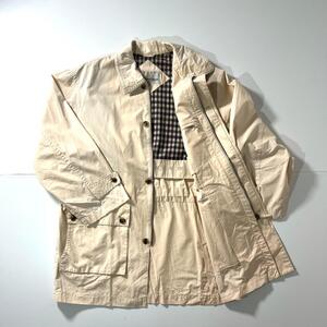 アクアスキュータム Aquascutum ステンカラーコート L ベージュ