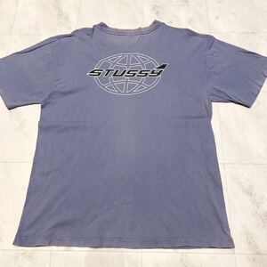 90s USA製 OLD STUSSY ステューシー INTERNATIONAL 両面 プリント ロゴ ビンテージ 半袖Tシャツ