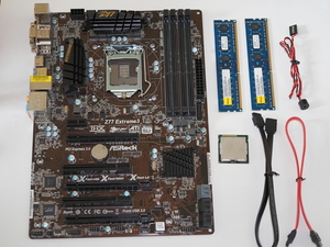 ■ ASRock Z77 Extreme3 + Intel Core i5-2400S + Elixir DDR3-8GB LGA1155 動作品 ■