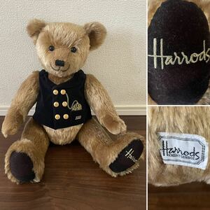 ☆Harrods ハロッズ テディベア☆ミレニアムベアー 2000年☆ぬいぐるみ☆くま☆リボンなし