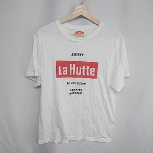 ◇ ⊂ La Hutte ラ・ユット 半袖 Tシャツ サイズF ホワイト レディース E