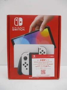 T1119-4A/ 動作OK Nintendo Switch スイッチ 本体 有機ELモデル ホワイト 本体 HEG-001