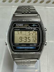 【電池新品】CASIO W-35 カジキ アラームクロノグラフ ビンテージ