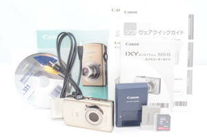 ★良品★ CANON キャノン IXY DIGITAL 920 IS（バッテリー、充電器、SDカード、取説、元箱付）＃P0612405005Y