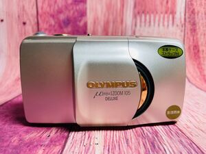 ★美品★ 説明書 リモコン付きOLYMPUS μ mju ZOOM 105 DELUXE オリンパス