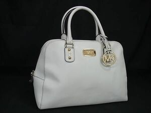 1円 MICHAEL KORS マイケルコース レザー トートバッグ ハンドバッグ レディース アイボリー系 FB3868