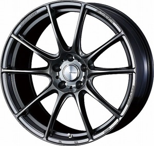 WedsSport ホイール SA25R プラチナシルバーブラック 19インチ×9.5J +48 5H114.3 0073823