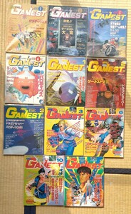 ゲーム雑誌 月刊ゲーメスト　GAMEST 新声社 11冊セット 美品　1990 1991 1992 1993 ゲーメスト　ファイナルファイト パロディウスだ！