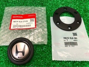 ★新品 Honda NSX Type S NA2用 ホーン ボタン と ステアリング リング 2点セット Horn Button & Steering Ring SET ホンダ 純正部品