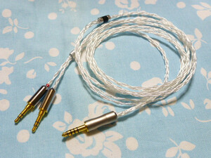 MDR-Z7 Z1R Technics EAH-T700 ロック機構付 6N純銀撚り線 + 銀メッキOFC 八芯 ブレイド編み 180cm 長め 4.4mm5極 トープラ販売 M2 (変更可