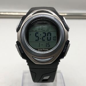 《973》 ★稼働品 1円スタート★ DIGITEC SR-WT13003 デジテック 腕時計 デジタル 時計 