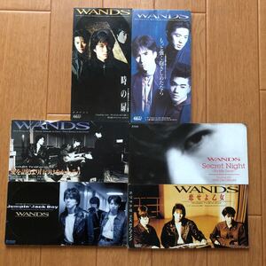 WANDS 8cm シングルＣＤ 6枚セット もっと強く抱きしめたなら 時の扉 愛を語るより口づけをかわそう 恋せよ乙女 Secret Night Jumpin