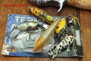 USA オールドルアーセット 検) 道楽 BALSA50 ABU HEDDON ARBOGAST SOUTH BEND UMCO PFLUEGER BALSA50 ハトリーズ 昭和世代レトロ釣人に