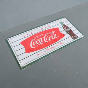 コカ・コーラ ナンバープレート Coca-cola ロゴ看板 ロゴデザイン 看板 アメリカン 雑貨 ガレージ ブリキ 壁掛け プレート アンティーク
