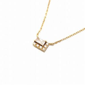 スタージュエリー STAR JEWELRY ダイヤモンドネックレス ペンダント 0.10ct K18 イエローゴールド /KH レディース