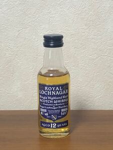 古酒 ④ Royal Lochnagar ロイヤル ロッホナガー 12 年 ミニボトルウィスキーMiniature Whisky外観の傷液漏れあり山崎余市ニッカマッカラン