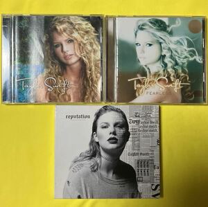 【中古CD3枚セット/レンタル落ち】テイラー・スウィフト　 ①輸入盤TAYLOR SWIFT ②FEARLESS ③reputation