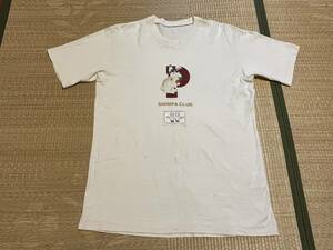 PINKHOUSE　ピンクハウス　半袖Tシャツ　きなり　うさぎ　M　綿１００％　日本製