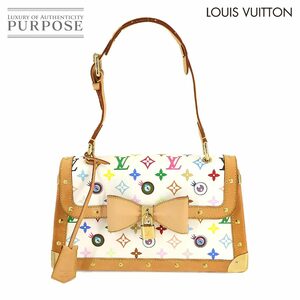 新品同様 ルイ ヴィトン LOUIS VUITTON アイラブ モノグラム マルチカラー サック ラバ ショルダー バッグ ブロン M92051 90229564