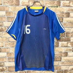 サッカー日本代表 メンズ 背番号16 大久保嘉人 ユニフォーム 半袖Tシャツ 青