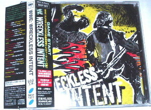 帯あり国内盤CD WWE: wreckless intent~プロレス wwf Motorhead three 6 mafia zebrahead silkk the shocker TAJIRI解説