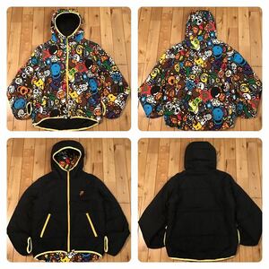 ★リバーシブル★ Animal Safari Milo 中綿ジャケット Mサイズ a bathing ape BAPE hoodie jacket エイプ ベイプ マイロ NIGO i5