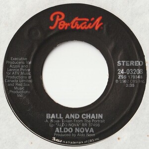 Aldo NovaBall And Chain / Heart To HeartPortrait US 24-03208 201176 ROCK POP ロック ポップ レコード 7インチ 45