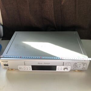 SONY ソニー VHSビデオデッキ VHS SLV-R350 ビデオ カセット レコーダー Hi-Fi SQPB 部品取り ジャンク品 中古 通電確認済み　W-0610-23