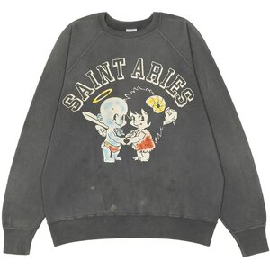 SAINT MICHAEL × ARIES セントマイケル ARIES CREWNECK SWEAT 希少 Lサイズ