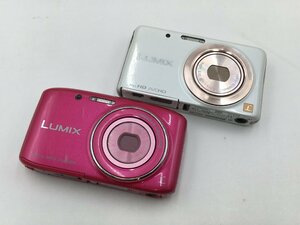 ♪▲【Panasonic パナソニック】コンパクトデジタルカメラ 2点セット LUMIX DMC-FX80/S2 まとめ売り 0613 8