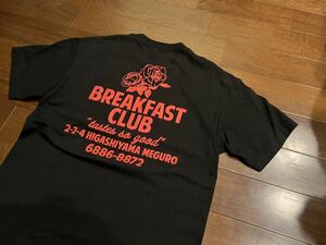 希少レッドプリント BREAKFAST CLUB Tokyo Tシャツ　Mサイズ ブレックファストクラブ　野村訓市着用