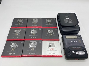 SONY/ソニー　WALKMAN　MDウォークマン　MZ-R2　ジャンク　未使用　MiniDisc/MD付き