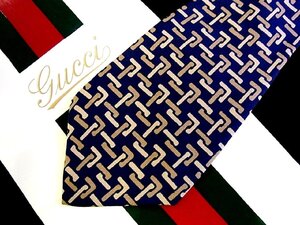 ♪今週の特売980円～♪3547♪良品【GUCCI】グッチ【デザイン 柄】ネクタイ♪