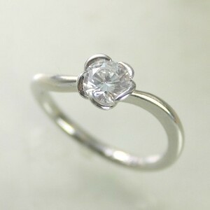 婚約指輪 安い ダイヤモンド プラチナ 0.3カラット 鑑定書付 0.31ct Dカラー FLクラス 3EXカット GIA