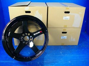 【H】新品 在庫品即納 NISMO ニスモ LM GT4 19インチ 10.5J +22 5H PCD114.3 ブラック GT-Rサイズ ホイールのみ 4本セット 受注生産品 RAYS