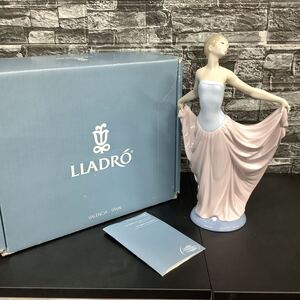 サ8765H★LLADRO リヤドロ 5050 踊る少女 フィギュリン H31センチ　バレリーナ ダンサー 置物 　フィギュリン オブジェ★