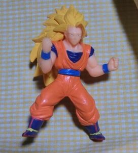  ドラゴンボールZ スーパーサイヤ人3 孫悟空 フルカラー 彩色 硬質塩ビ 大きめサイズ 7cm 1995 バンダイ ジャンプ アニメ フィギュア 人形