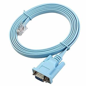 Intellife コンソールケーブル RJ-45 DB-9 互換ケーブル Cisco Systems シリアルケーブル