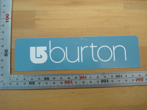 新品BURTON（バートン)ステッカー （ブルーグレー）（紙製）