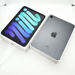 【美品】Apple iPad mini 第6世代 Wi-Fi 64GB MK7M3J/A スペースグレイ 通電確認済 現状品