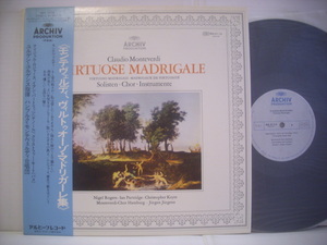 ●LP　ユルゲンス指揮 / モンテヴェルディ、ヴィルトゥオーゾ・マドリガーレ集 帯付 MONTEVERDI VIRTUOSO MADRIGALE 1978年 ◇r210830