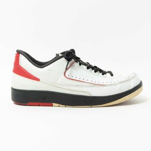 【1円スタート】NIKE ナイキ AIR JORDAN 2 RETRO LOW エアジョーダン2レトロロー 832819-101 スニーカー ローカット 27cm レザー ホワイト